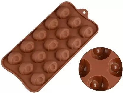 3D 15 Cavity Ball Shaped Chocolate Silicone Mold for Making Jelly Ice Fondant Creative DIY Kitchen Tool - UG LAND INDIA