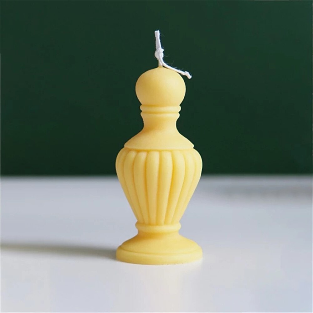 3D Vase Shape Candle Silicone Mold Resin Aromatherapy Mould - UG LAND INDIA