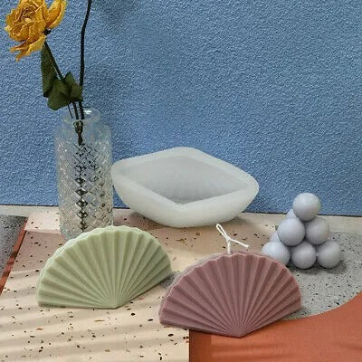 3D Silicone Seashell Resin Epoxy Molds for Candle Soap Making (Shell Mould Big) - UG LAND INDIA